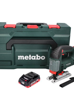 Sierra de calar a batería Metabo STAB 18 LTX 100 18 V + 1x batería LiHD 4,0 Ah + MetaBOX - sin cargador