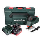 Metabo STAB 18 LTX 100 Cordless Jigsaw 18V + 2x LiHD Batteries 5.5 Ah + Charger + MetaBOX Case