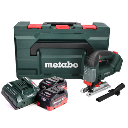 Sierra de calar a batería Metabo STAB 18 LTX 100 18 V + 2x batería LiHD 8,0 Ah + cargador + MetaBOX