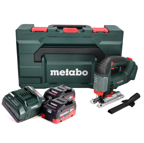 Metabo STAB 18 LTX 100 Akku Stichsäge 18 V + 2x LiHD Akku 8,0 Ah + Ladegerät + MetaBOX