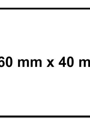 Cinta adhesiva de papel Kraft Meisterling 60 mm x 40 m (006300000130) Cinta adhesiva de dispersión acrílica