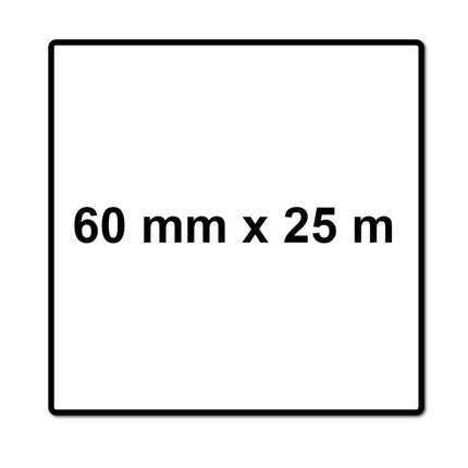 Cinta Meisterling Tyvek PLUS 60 mm x 25 m (006300000230)