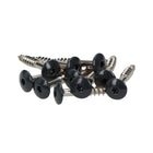 Tornillos para fachada Meisterling 5,5x35 mm 100 piezas (010030000111) 12 mm cabeza plana antracita con rosca parcial Torx Acero inoxidable V4A