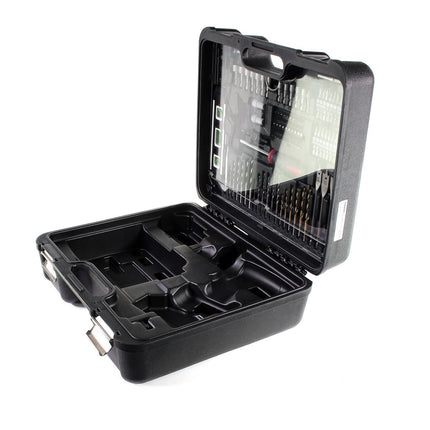 Maletín Makita negro con juego de herramientas de 101 piezas para BHP / DHP / BDF / DDF 343 453 452 456