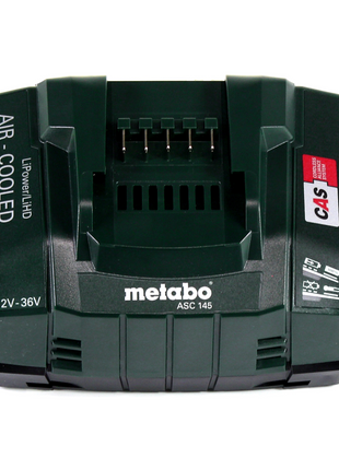 Metabo Power 160-5 18 LTX BL OF compresor de batería 18 V 8,0 bar sin escobillas + 1x batería LiHD 5,5 Ah + cargador