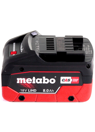 Metabo Power 160-5 18 LTX BL OF Akku Kompressor 18 V 8,0 bar Brushless + 1x LiHD Akkupack 8,0 Ah - ohne Ladegerät