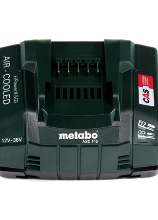 Metabo Power 160-5 18 LTX BL OF compresor de batería 18 V 8,0 bar sin escobillas + 1x batería LiHD 8,0 Ah + cargador