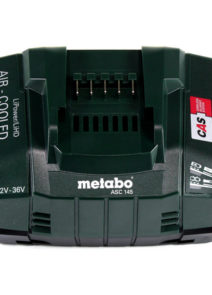 Metabo Power 160-5 18 LTX BL OF Akku Kompressor 18 V 8,0 bar Brushless + 2x LiHD Akkupack 8,0 Ah + Ladegerät