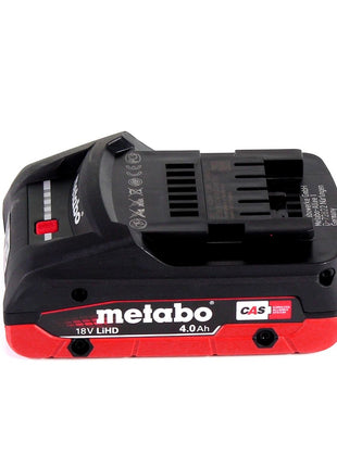 Metabo SBE 18 LTX taladro percutor a batería 18 V 24 Nm + 1x batería LiHD 4,0 Ah + MetaLoc - sin cargador