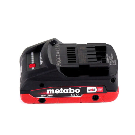 Metabo SBE 18 LTX taladro percutor a batería 18 V 24 Nm + 1x batería LiHD 4,0 Ah + MetaLoc - sin cargador