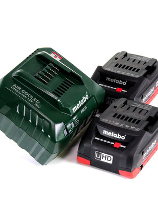 Metabo SBE 18 LTX taladro percutor a batería 18 V 24 Nm + 2x batería LiHD 4,0 Ah + cargador + MetaLoc