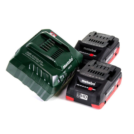 Metabo SBE 18 LTX taladro percutor a batería 18 V 24 Nm + 2x batería LiHD 4,0 Ah + cargador + MetaLoc