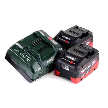 Metabo SBE 18 LTX taladro percutor a batería 18 V 24 Nm + 2x batería LiHD 5,5 Ah + cargador + MetaLoc