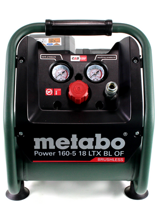 Metabo Power 160-5 18 LTX BL OF Kompresor akumulatorowy 18 V 8,0 bar Brushless Solo ( 601521850 ) - bez akumulatora, bez ładowarki