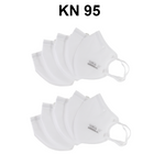 10x KN95 mascarilla de protección respiratoria 95% rendimiento del filtro FPP2 comparable