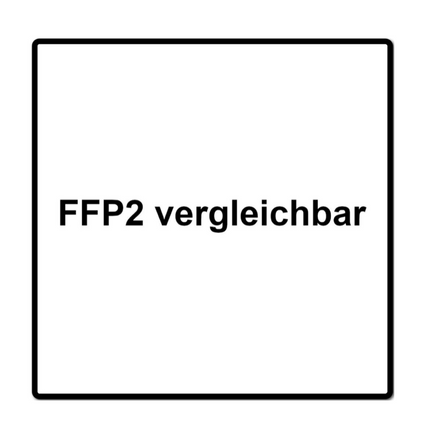 5x mascarilla KN95 mascarilla de protección respiratoria 95% rendimiento de filtro FPP2 comparable de 4 capas
