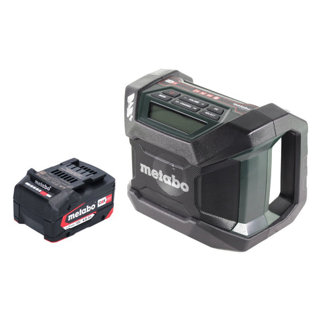 Metabo R 12-18 DAB+ BT radio de obra con batería 12-18 V DAB+ + 1x batería 4,0 Ah - sin cargador