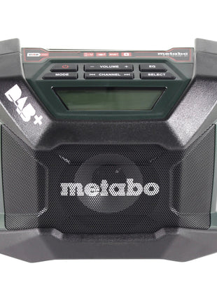 Metabo R 12-18 DAB+ BT radio de obra con batería 12-18 V DAB+ + 2x baterías 4,0 Ah + cargador