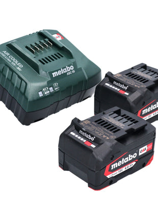 Metabo R 12-18 DAB+ BT radio de obra con batería 12-18 V DAB+ + 2x baterías 4,0 Ah + cargador