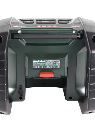 Metabo R 12-18 DAB+ BT radio de obra con batería 12-18 V DAB+ + 2x baterías 4,0 Ah + cargador