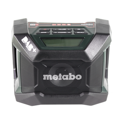 Metabo R 12-18 DAB+ BT radio de obra con batería 12-18 V DAB+ + 2x batería LiHD 4,0 Ah + cargador
