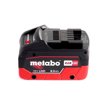 Taladro percutor a batería Metabo SBE 18 LTX 18 V 24 Nm + 1x batería LiHD 8,0 Ah + MetaLoc - sin cargador