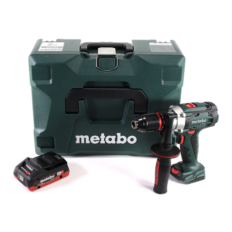 Metabo SB 18 LTX Impuls taladro percutor a batería 18 V 110 Nm + 1x batería LiHD 4,0 Ah + MetaLoc - sin cargador