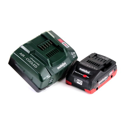 Metabo SB 18 LTX Taladro percutor a batería Impulse 18 V 110 Nm + 1x batería LiHD 4,0 Ah + cargador + MetaLoc