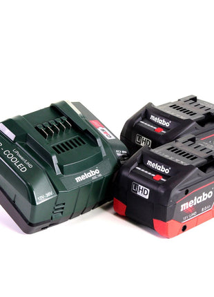 Perceuse à percussion sur batterie Metabo SBE 18 LTX 18 V 24 Nm + 2x batterie LiHD 8,0 Ah + chargeur + MetaLoc