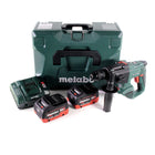 Taladro percutor a batería Metabo SBE 18 LTX 18 V 24 Nm + 2 baterías LiHD 8,0 Ah + cargador + MetaLoc