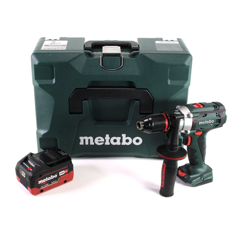 Metabo SB 18 LTX Impuls taladro percutor a batería 18 V 110 Nm + 1x batería LiHD 5,5 Ah + MetaLoc - sin cargador