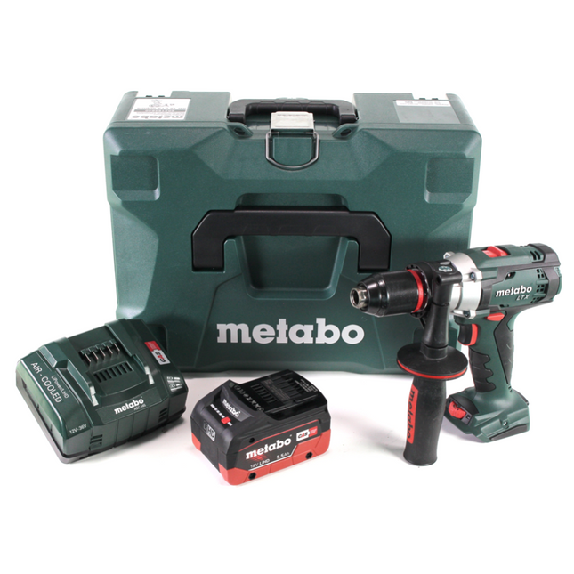 Metabo SB 18 LTX Impuls taladro percutor a batería 18 V 110 Nm + 1x batería LiHD 5,5 Ah + cargador + MetaLoc