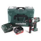 Metabo SB 18 LTX Impuls Akku Schlagbohrschrauber 18 V 110 Nm + 1x LiHD Akku 5,5 Ah + Ladegerät + MetaLoc