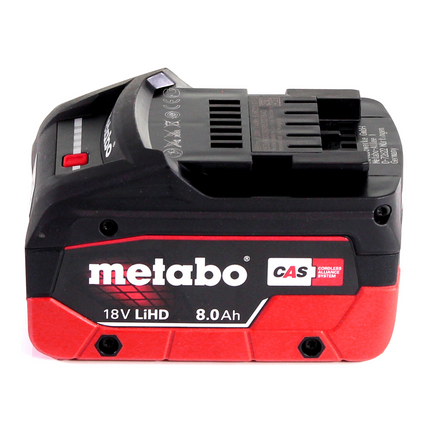 Metabo SB 18 LTX Impuls taladro percutor a batería 18 V 110 Nm + 1x batería LiHD 8,0 Ah + MetaLoc - sin cargador
