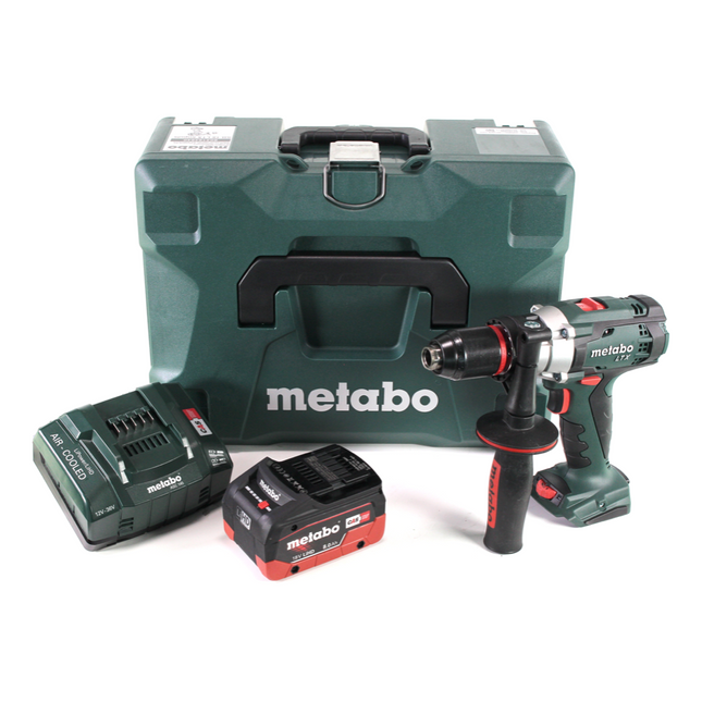 Metabo SB 18 LTX Impuls taladro percutor a batería 18 V 110 Nm + 1x batería LiHD 8,0 Ah + cargador + MetaLoc
