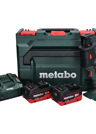 Metabo SSE 18 LTX Compact Akku Säbelsäge Reciprosäge 18 V + 2x Akku 5,5 Ah + Ladegerät + metaBOX - Toolbrothers