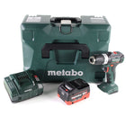Taladro percutor a batería Metabo SB 18 L BL 18 V 60 Nm sin escobillas + 1x batería LiHD 8,0 Ah + cargador + MetaLoc