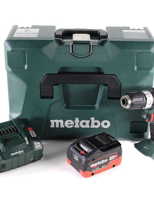 Taladro percutor a batería Metabo SB 18 L BL 18 V 60 Nm sin escobillas + 1x batería LiHD 8,0 Ah + cargador + MetaLoc