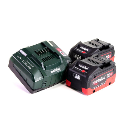 Taladro percutor a batería Metabo SB 18 L BL 18 V 60 Nm sin escobillas + 2 baterías LiHD 8,0 Ah + cargador + MetaLoc