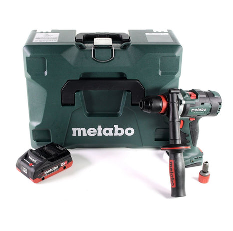 Metabo BS 18 LTX-3 BL QI taladro atornillador a batería 18 V 120 Nm sin escobillas + 1x batería LiHD 4,0 Ah + MetaLoc - sin cargador