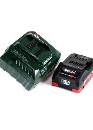 Metabo BS 18 LTX-3 BL QI taladro atornillador a batería 18 V 120 Nm sin escobillas + 1x batería LiHD 4,0 Ah + cargador + MetaLoc