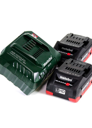 Metabo BS 18 LTX-3 BL QI taladro atornillador a batería 18 V 120 Nm sin escobillas + 2 baterías LiHD 4,0 Ah + cargador + MetaLoc