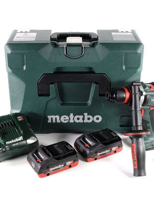 Metabo BS 18 LTX-3 BL QI taladro atornillador a batería 18 V 120 Nm sin escobillas + 2 baterías LiHD 4,0 Ah + cargador + MetaLoc