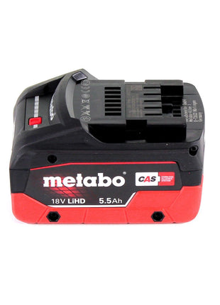 Metabo BS 18 LTX-3 BL QI taladro atornillador a batería 18 V 120 Nm sin escobillas + 1x batería LiHD 5,5 Ah + MetaLoc - sin cargador