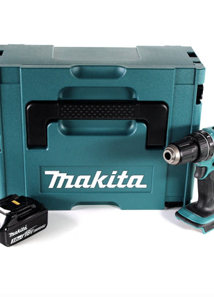 Taladro percutor inalámbrico Makita DHP 456 F1J 18 V 50 Nm + Makpac + 1x batería 3.0Ah - sin cargador