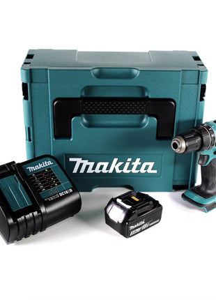 Perceuse à percussion sans fil Makita DHP 456 SF1J 18 V 50 Nm + Makpac + 1 batterie 3,0 Ah + chargeur