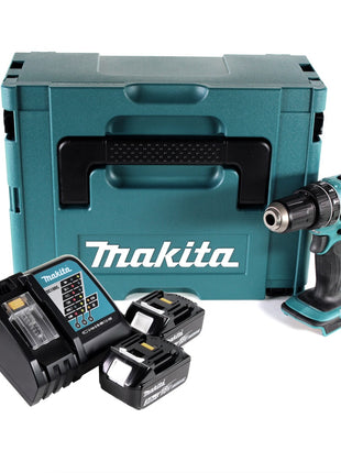 Makita DHP 456 RFJ perceuse à percussion sans fil 18 V 50 Nm + Makpac + 2x batterie 3,0 Ah + chargeur