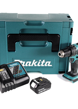 Perceuse à percussion sans fil Makita DHP 456 RM1J 18 V 50 Nm + Makpac + 1 batterie 4,0 Ah + chargeur