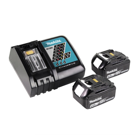 Taladro percutor inalámbrico Makita DHP 456 RMJ 18 V 50 Nm + Makpac + 2x batería 4,0Ah + cargador