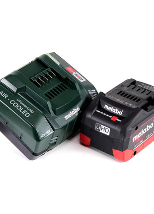 Metabo BS 18 LTX-3 BL QI taladro atornillador a batería 18 V 120 Nm sin escobillas + 1x batería LiHD 5,5 Ah + cargador + MetaLoc